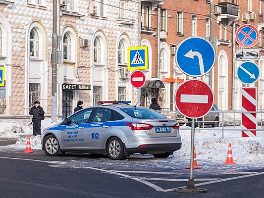 Движение транспорта перекроют на ряде улиц в центре Москвы 6 и 7 января