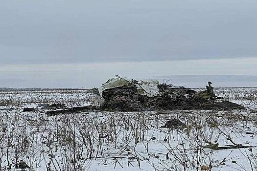 На месте крушения российского самолета с украинскими пленными нашли черные ящики