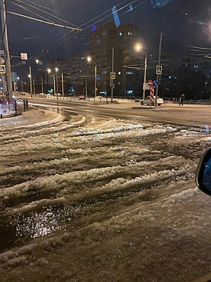 На Правобережье подтопило несколько улиц