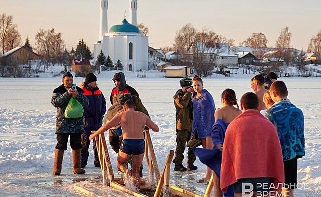 Окунуться в прорубь на Крещение в Казани можно в пяти местах