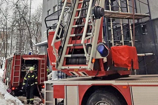 Пожар в Театре Сатиры. Репортаж с места происшествия