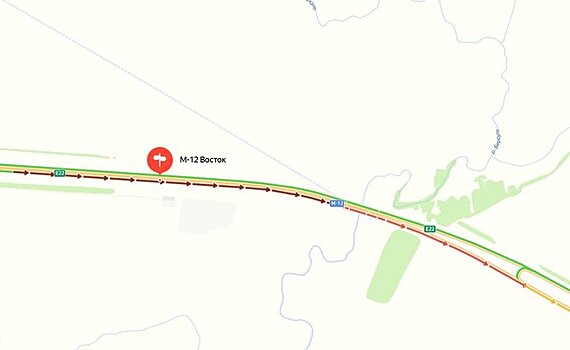 Пробки на М-12 сохраняются