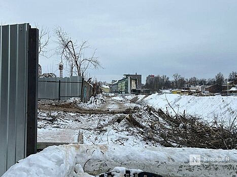 Техника начала работать в Почаинском овраге в Нижнем Новгороде