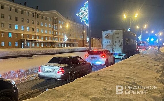 Вечером в четверг в Казани держатся 10-балльные пробки