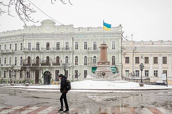 В Одессе порядка 15 человек провели марш в честь дня рождения Бандеры