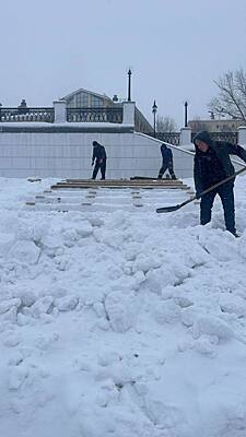 В Оренбурге начали оборудовать купель для омовения на Крещение