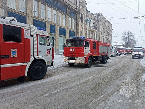 В Самаре из-за пожара из здания на Некрасовской эвакуировали 40 человек