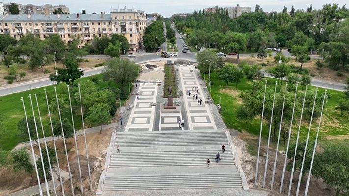 В Волгограде в 2023 году завершили благоустройство бульвара на улице Титова