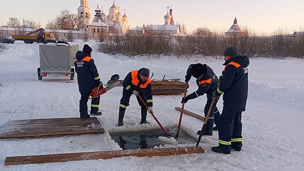 В Вологде начали подготовку купелей для проведения Крещенских купаний