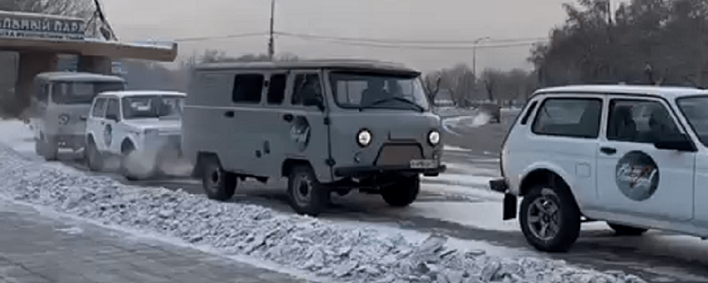 В зону СВО отправили колонну автомашин для бойцов из Тывы, автотранспорт землякам передадут в Ростове-на-Дону