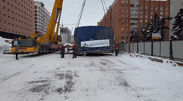 Еще два щита привезли для строительства метро в центре Нижнего Новгорода