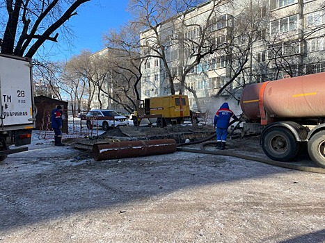 Из-за порыва на сетях в Благовещенске временно остались без тепла несколько больничных зданий и наркодиспансер