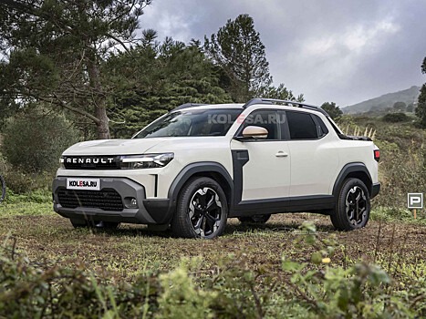 Появились первые изображения нового пикапа Renault Duster Oroch