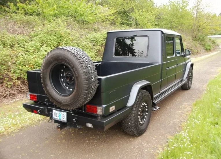 Разбитый в аварии Mercedes-Benz G500 стал пикапом с удлинённой колёсной базой1