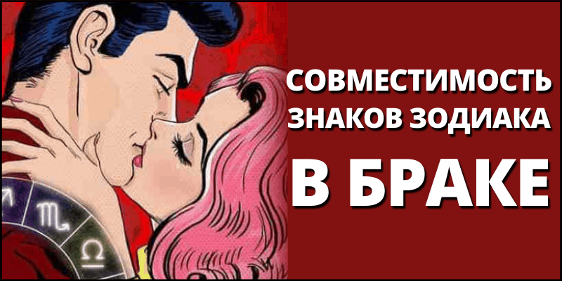 Совместимость знаков Зодиака в браке. Полный список