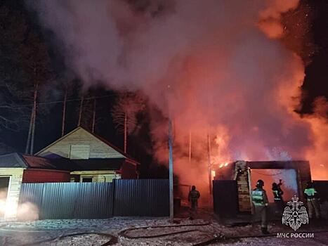 Три пожара произошли за вечер в Чите и пригороде