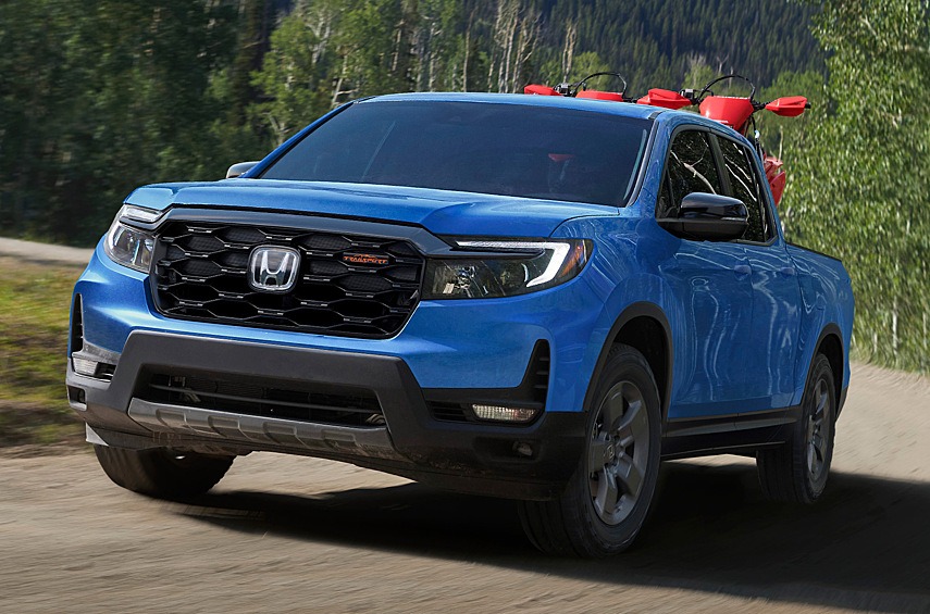 Honda Ridgeline TrailSport. Заводской внедорожный вариант появился и у японского грузовичка.