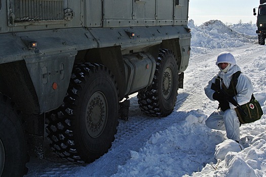 Военнослужащие ЦВО скрыли позиции комплексов «Искандер-М» от высокоточного оружия условного противника под Оренбургом