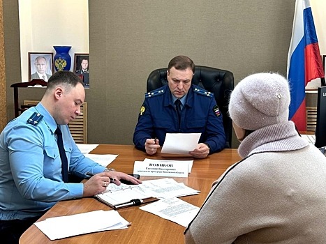 Зампрокурора Пензенской области Евгений Новиков провел личный прием жителей Мокшанского района