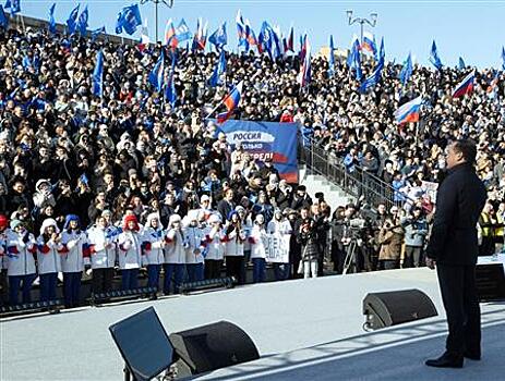 "Вместе! За Россию!": "Единая Россия" провела по всей стране митинги-концерты