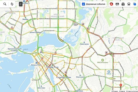 В Казани затруднено движение на улице Аграрной, проспекте Ямашева и Мамадышском тракте
