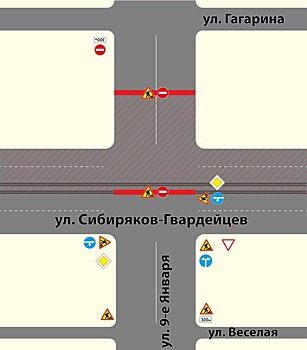 Дорожники частично перекроют еще один перекресток в Кемерове