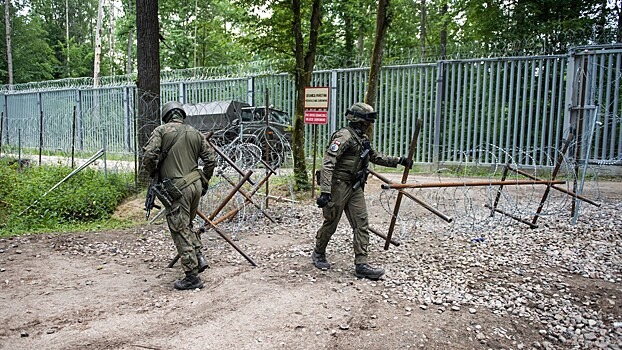 Польские солдаты получили ранения на границе с Белоруссией