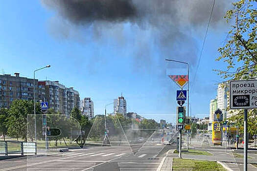 РИА Новости: над Белгородом произошла серия взрывов во время ракетной опасности