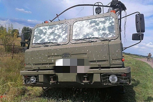 Бронированная кабина РСЗО "Ураган" выдержала удар HIMARS