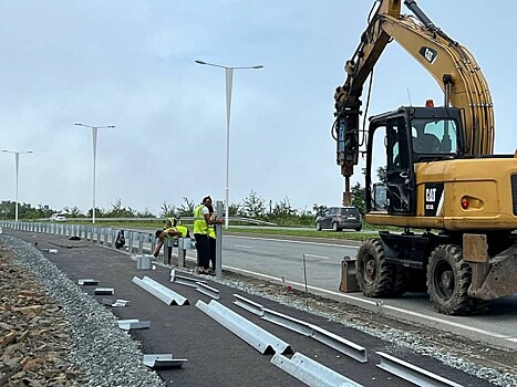 Велодорожка на острове Русском начинает обретать очертания