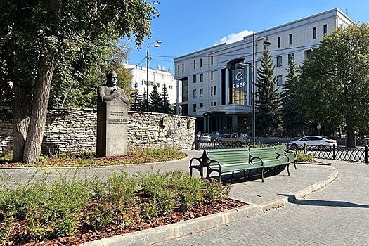 В Казани преобразили сквер вблизи родильного дома им.В.Груздева