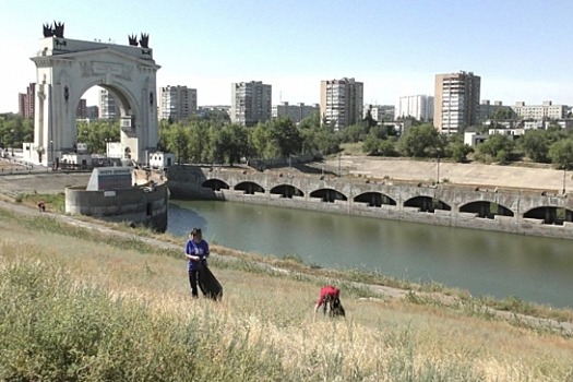 В Волгоградской области собрали более 170 тонн мусора