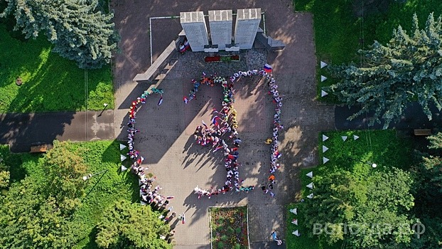 «Волонтеры Победы» провели мероприятия в День Государственного флага России