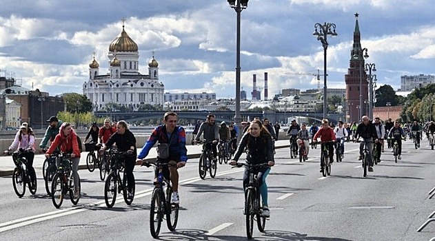 Маршрут Осеннего велофестиваля в Москве увеличен