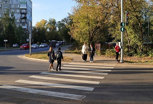 Светофор установили у интерната на улице Голубева в Нижнем Новгороде