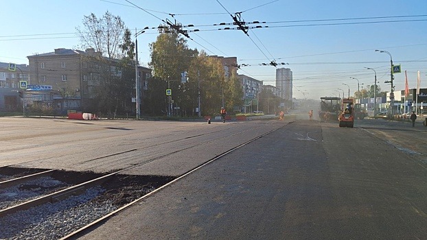 В Ижевске раньше срока открыли движение по перекрёстку улиц Карла Либкнехта и Карла Маркса