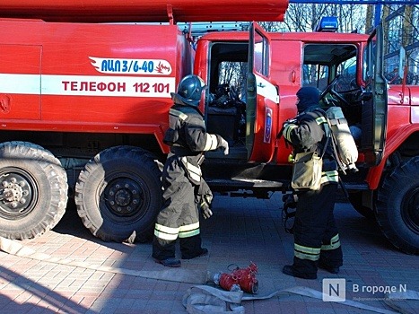 В Нижегородской области произошёл пожар на мусорном полигоне