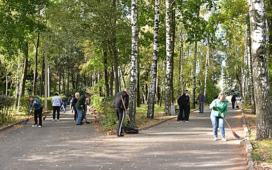 В Рязани прошёл первый общегородской осенний субботник