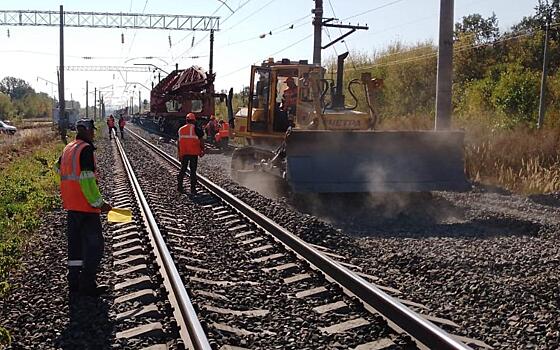 В Рязанской области начали капремонт участка железной дороги