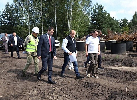 В селе Нижнеспасское Рассказовского округа обустраивают новый микрорайон