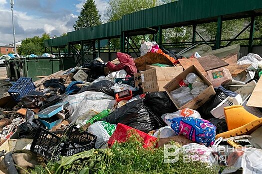 Жители казанского поселка Киндери пожаловались на свалку строительного мусора