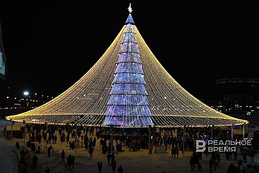 Главная елка Казани в этом году останется на том же месте