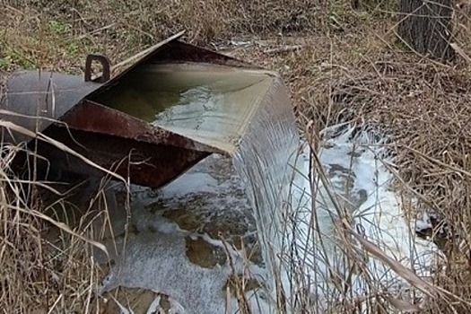 Источник желтой воды в Ине нашли жители микрорайона «Весенний» в Новосибирске