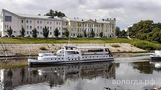 Обмеление реки Вологды связано с засушливой погодой