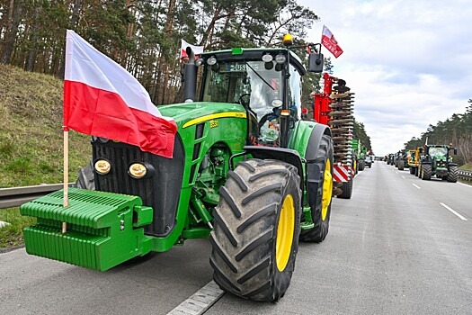 Польские фермеры возобновили протесты на границе с Украиной