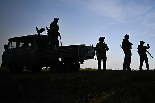 Уничтожение росгвардейцами бронетранспортера ВСУ попало на видео