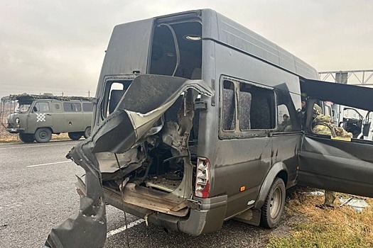 В Белгородской области дрон атаковал автобус, ранены восемь человек