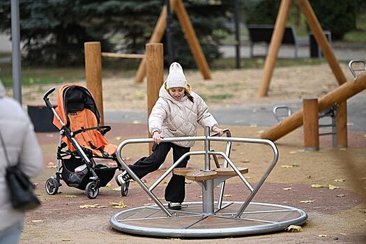 В Казани в парке Петрова появились две новые детские площадки