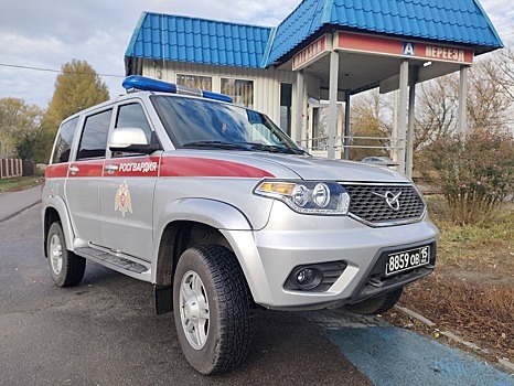 В Курске росгвардейцы задержали дебошира, который разбил двери магазина