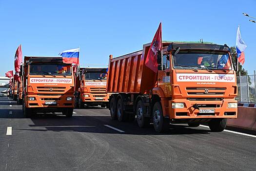 В Москве запустили движение по новой эстакаде